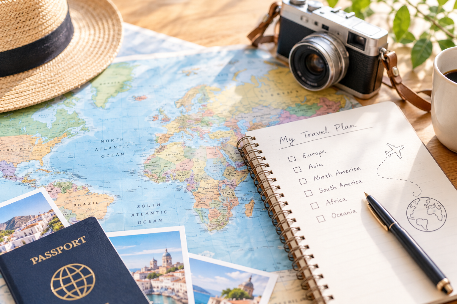 世界一周旅行の計画
